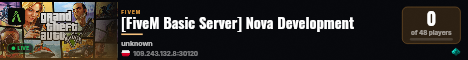[FiveM Basic Server] Nova Development live status badge
