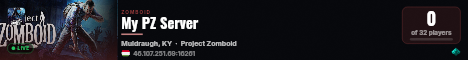 My PZ Server live status badge