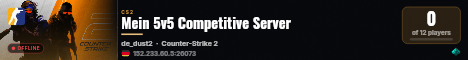 Mein 5v5 Competitive Server live status badge
