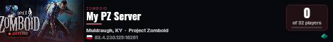 My PZ Server live status badge