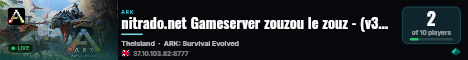 nitrado.net Gameserver zouzou le zouz - (v361.7) live status badge