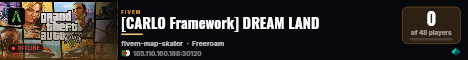 [CARLO Framework] DREAM LAND live status badge