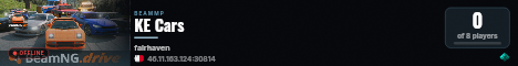 KE Cars live status badge
