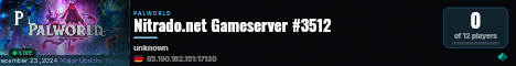 Nitrado.net Gameserver #3512 live status badge