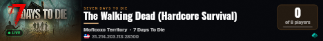 The Walking Dead (Hardcore Survival) live status badge