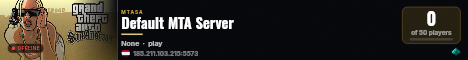 Default MTA Server live status badge