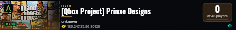 [Qbox Project] Prinxe Designs live status badge