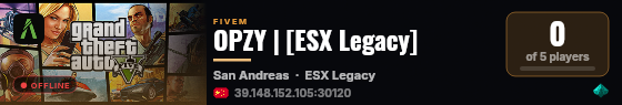 OPZY | [ESX Legacy] live status badge