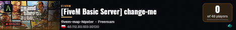 [FiveM Basic Server] change-me live status badge