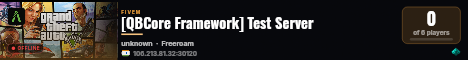[QBCore Framework] Test Server live status badge