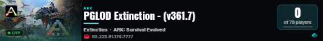 PGLOD Extinction - (v361.7) live status badge