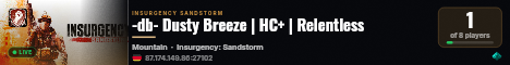 -db- Dusty Breeze | HC+ | Relentless live status badge