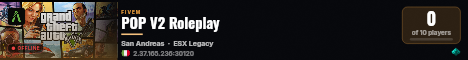 POP V2 Roleplay  live status badge