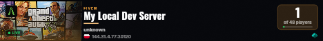 My Local Dev Server live status badge