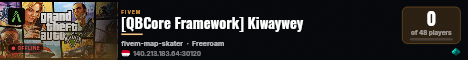 [QBCore Framework] Kiwaywey live status badge