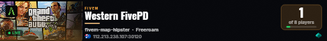 Western FivePD live status badge