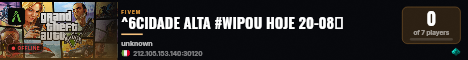 ^6CIDADE ALTA #WIPOU HOJE 20-08🌈 live status badge