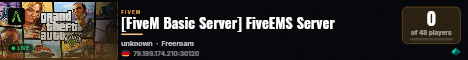 [FiveM Basic Server] FiveEMS Server live status badge