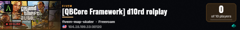 [QBCore Framework] d10rd rolplay live status badge