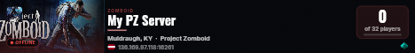 My PZ Server live status badge