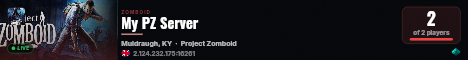 My PZ Server live status badge