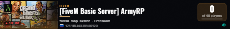 [FiveM Basic Server] ArmyRP live status badge