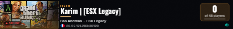Karim | [ESX Legacy] live status badge