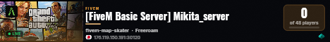 [FiveM Basic Server] Mikita_server live status badge