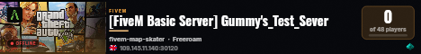 [FiveM Basic Server] Gummy's_Test_Sever live status badge