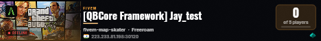 [QBCore Framework] Jay_test live status badge