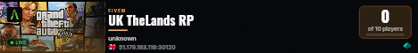 UK TheLands RP live status badge