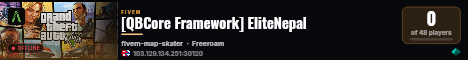 [QBCore Framework] EliteNepal live status badge