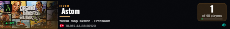  Astom live status badge