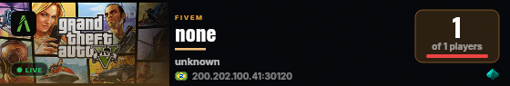 none live status badge