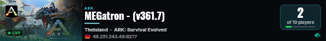 MEGatron - (v361.7) live status badge