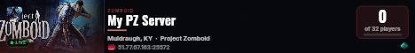 My PZ Server live status badge