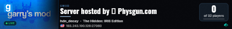 Server hosted by 🔵 Physgun.com live status badge