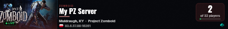 My PZ Server live status badge