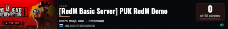 [RedM Basic Server] PUK RedM Demo live status badge