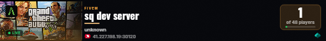 sq dev server live status badge