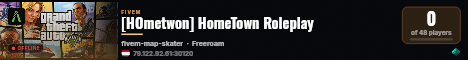 [HOmetwon] HomeTown Roleplay live status badge