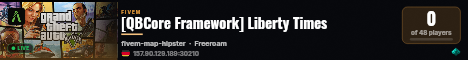 [QBCore Framework] Liberty Times live status badge