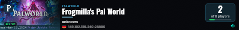Frogmilla's Pal World live status badge