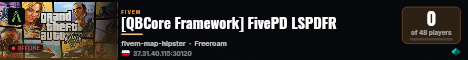 [QBCore Framework] FivePD LSPDFR live status badge