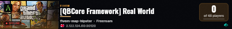 [QBCore Framework] Real World live status badge