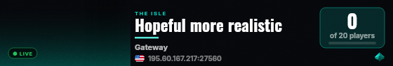 Hopeful more realistic live status badge