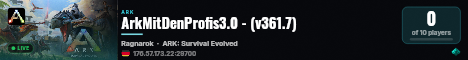 ArkMitDenProfis3.0 - (v361.7) live status badge