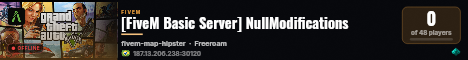 [FiveM Basic Server] NullModifications live status badge