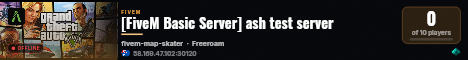[FiveM Basic Server] ash test server live status badge