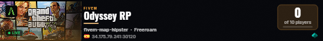 Odyssey RP live status badge